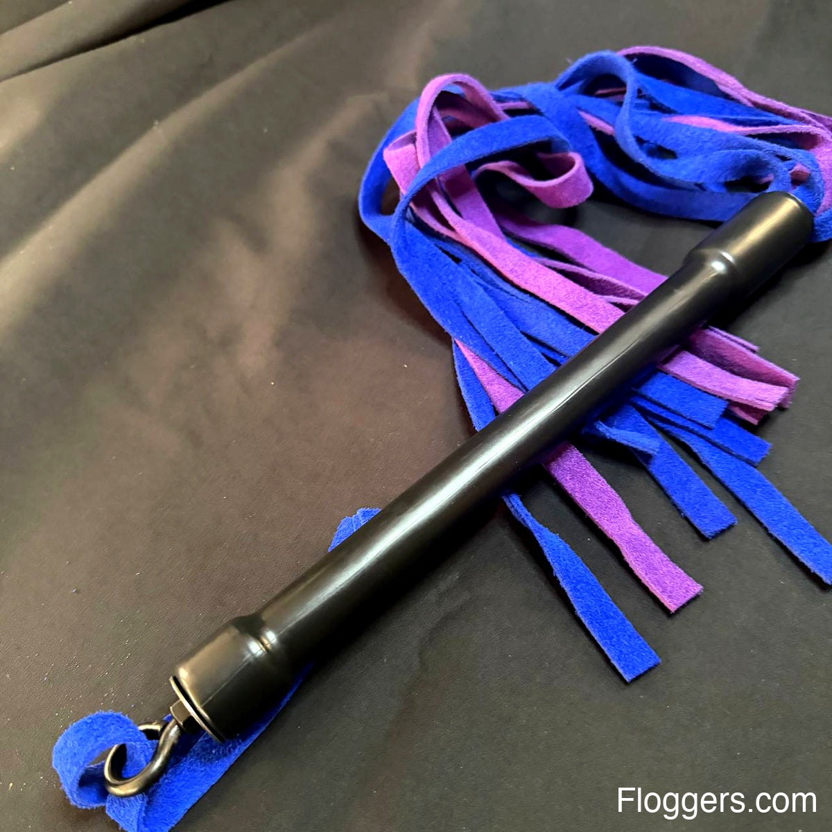 Medium Suede Flogger, Blue & Purple